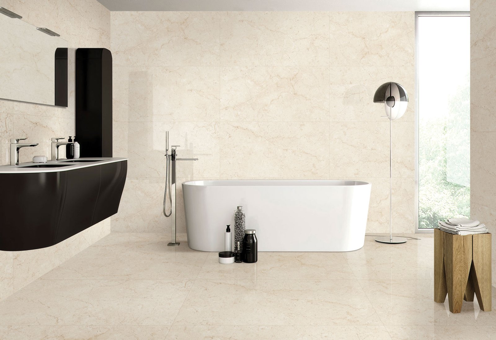 Laburnum Marfil Bathroom Tile